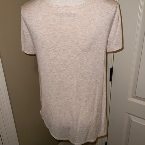 Workshop Republic Clothing Women Tan Size S Short Sleeve Pocket T-Shirt - Picture 6 of 12